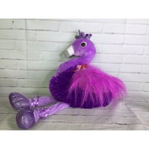 Goffa Purple Ballerina Princess Flamingo Stuffed Animal Plush Toy 2019